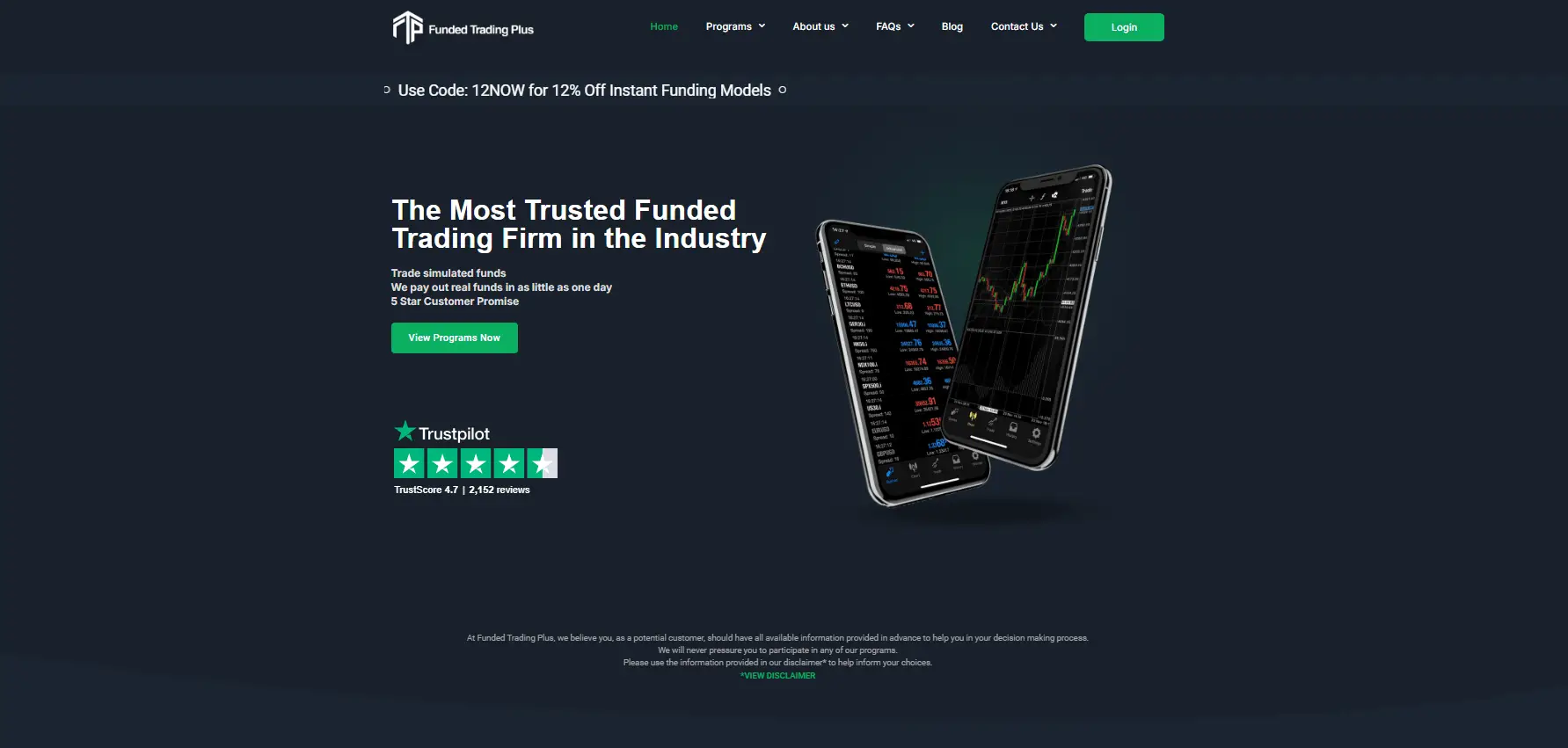 traded-funding-plus-website image of traded funding plus website