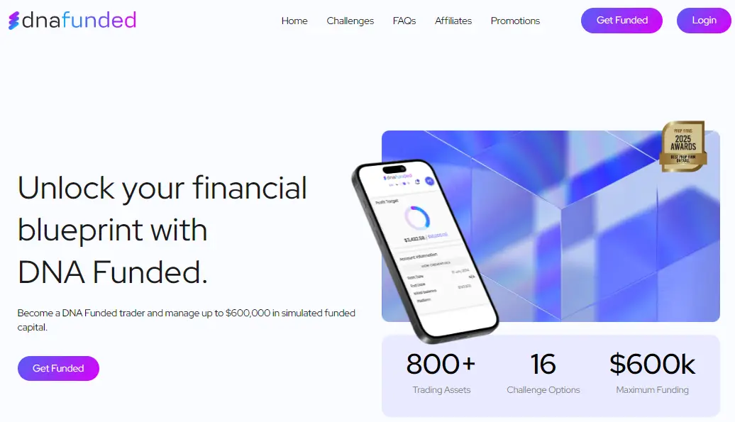 dnafunded-website DNA Funded webpage